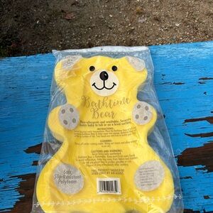 Yellow Bathtime Bear Bath Sponge